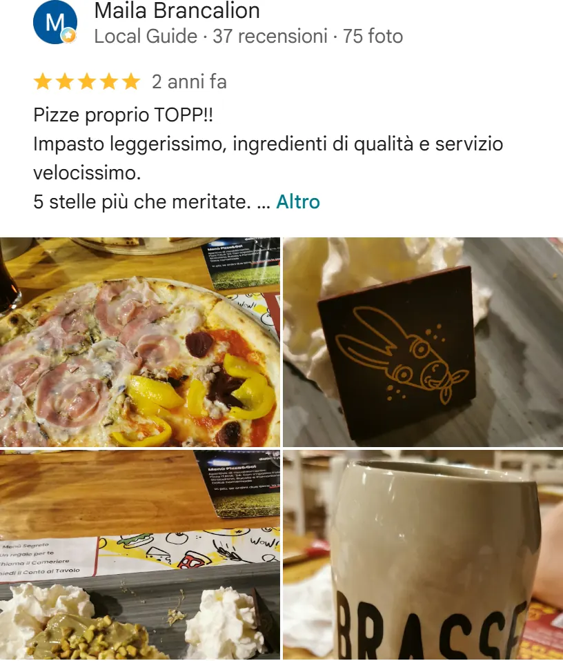 Recensione da Google del maggio 2025, 5 stelle